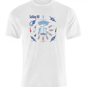how to sail 101 t shirt white