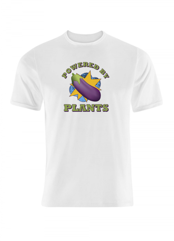 powered by plants t shirt