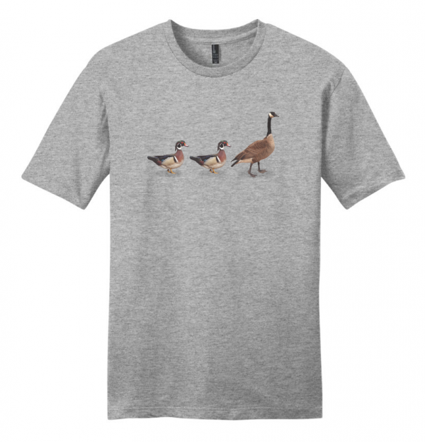 duck duck goose t shirt grey