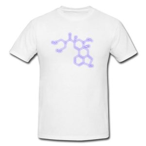 LSD molecule diagram t shirt