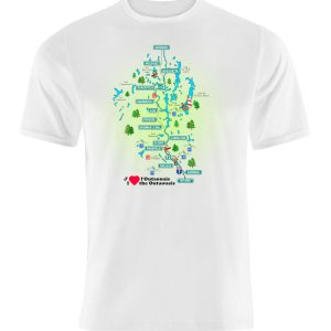 I Love The Outaouais Cottage Map T-Shirt white