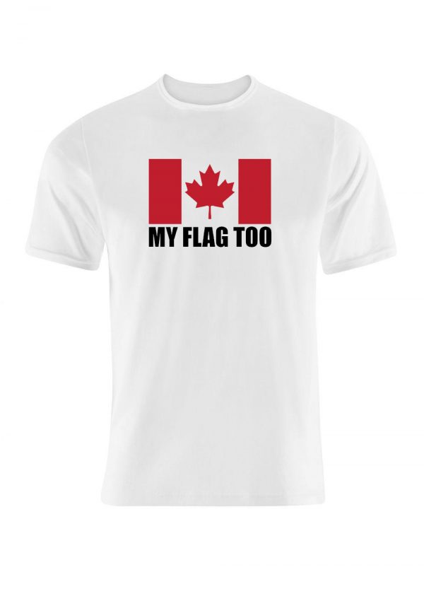 my flag too t shirt white