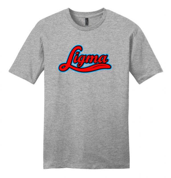 Ligma logo t shirt grey