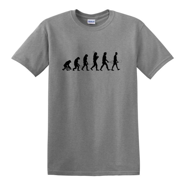 evolution pickleball t shirt grey