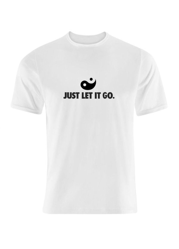 Just let it go nike parody t shirt white