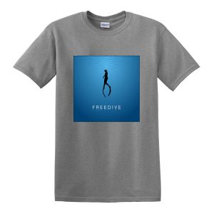 freedive t shirt grey