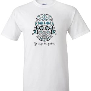 Mexican darth vader t shirt white