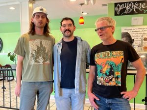 Dave, Rowan and Rollie Williams in new Orleans.